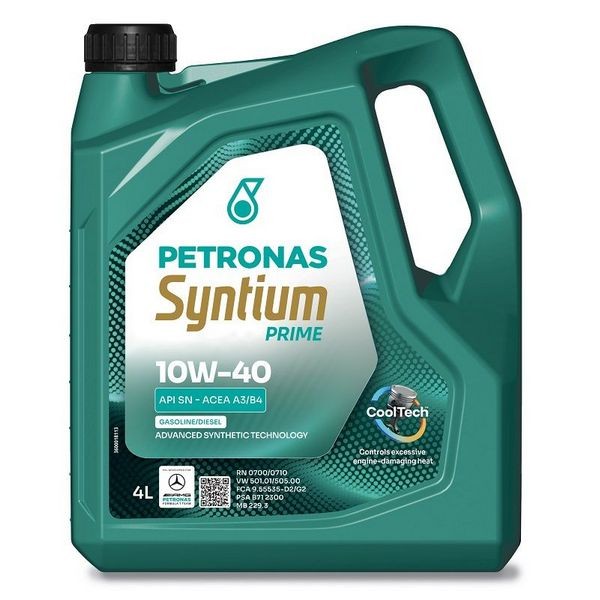 Масло моторное PETRONAS SYNTIUM PRIME 10W-40 (4л) 71244K1YEU