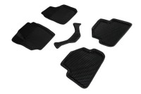 Коврики 3D EVA "РОМБ" Skoda Yeti 2008-2018 черные (комплект) SEINTEX 95393