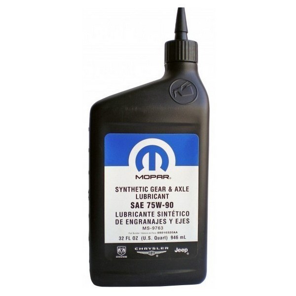 Масло трансмиссионное Mopar для заднего моста 75W-90 GL-5 5010320AA (0,946л)