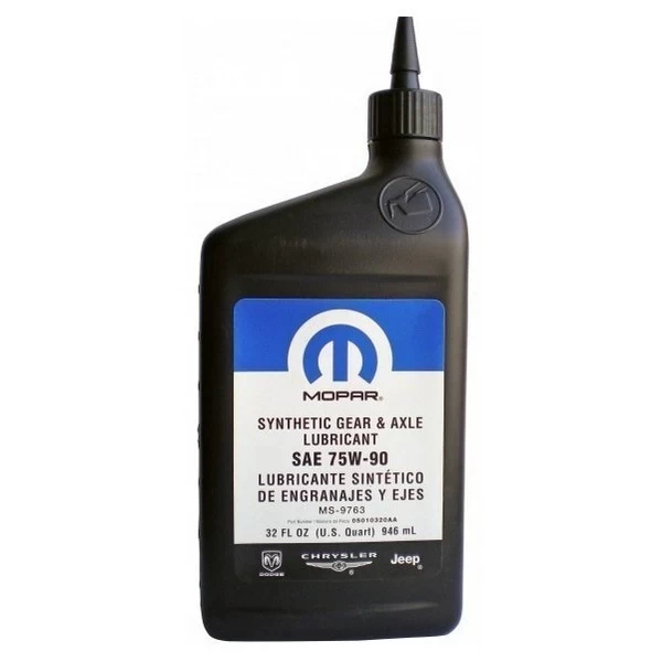 Масло трансмиссионное Mopar для заднего моста 75W-90 GL-5 5010320AA (0,946л)