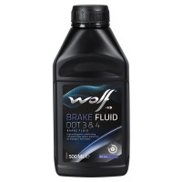 WOLF BRAKE FLUID DOT 3&4 Жидкость тормозная (0,5л) 8307706