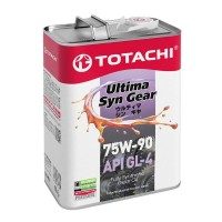 Масло трансмиссионное TOTACHI Ultima Syn-Gear GL-4 75W-90 (4л) G3504