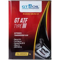 GT OIL ATF TYPE-III DEXRON III H Масло трансмиссионное (4л) 8809059407615
