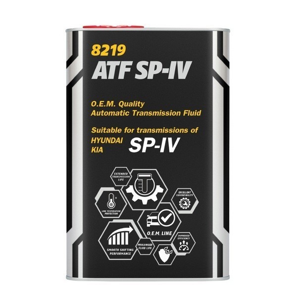 MANNOL 8219 Масло трансмиссионное O.E.M ATF for SP-IV (1л) metal 3079