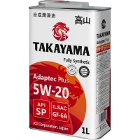 Масло моторное TAKAYAMA Adaptec Plus 5W-20 GF-6А SР (1л) 605588