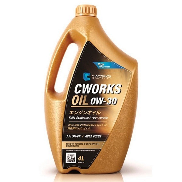 Масло моторное CWORKS 0W-30 C3 SN/CF (АКЦИЯ 4 л + 1 л) A130R5004A