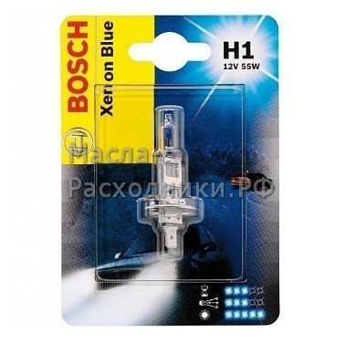 Автолампа XENON BLUE H1 12V 55W [блистер] 1987301011 BOSCH