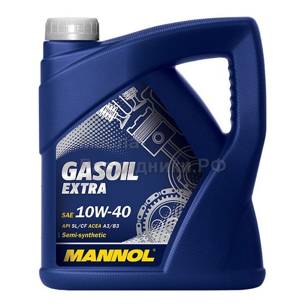 Масло моторное для двигателей на газе Mannol Gasoil Extra 10W-40 (4л ...