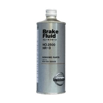 KN100-30005 Nissan Brake Fluid NO.2500 NR-3, тормозная жидкость (0,5л)