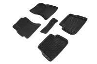 Коврики 3D EVA "РОМБ" Subaru Forester III 2008-2012 черные (комплект) SEINTEX 95340
