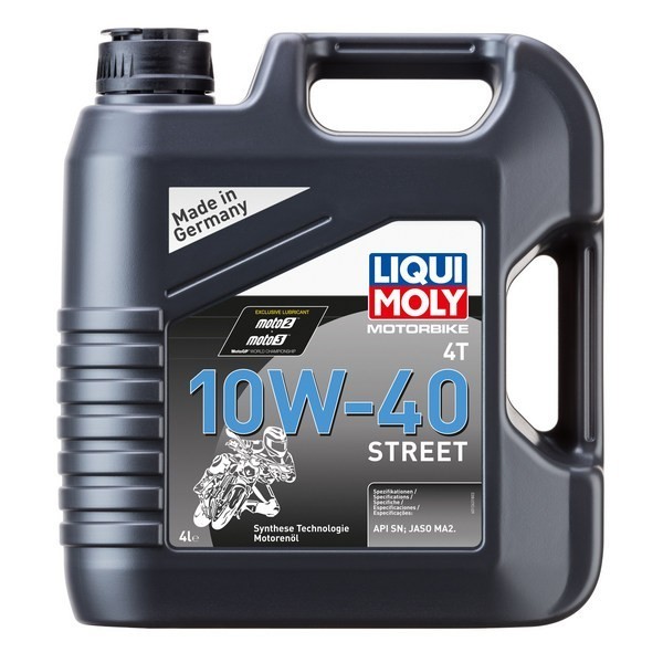 Масло для 4-тактных мотоциклов Liqui Moly Motorbike 4T 10W-40 Street (4л) 7512