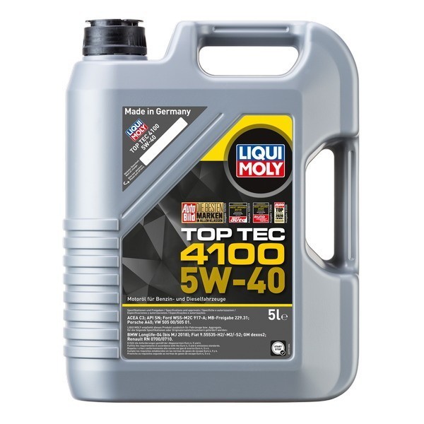 Масло моторное Liqui Moly Top Tec 4100 5W-40 HC (5л) 7501