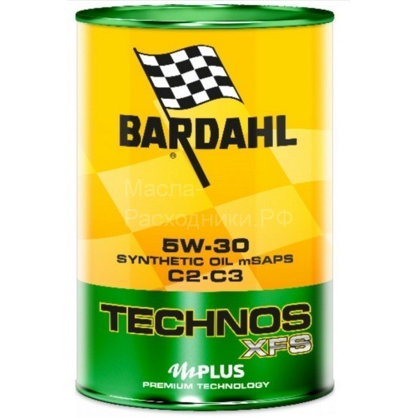 BARDAHL C60 TECHNOS MSAPS 5W-30 Масло моторное (1л) 342040