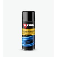 961-2 Kerry Эмаль для бампера (черная) 520мл KR9612