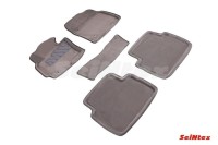 SEINTEX Ворсовые 3D коврики MAZDA CX5 2012- серые (комплект) 84733