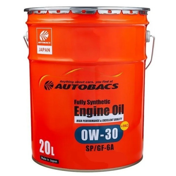 Масло моторное AUTOBACS ENGINE OIL 0W-30 SP GF-6A (20л) A00032235