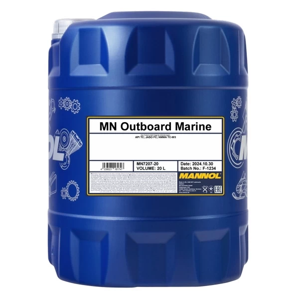 MANNOL 7207 масло моторное лодочное 2T Outboard Marine (20л) 1450