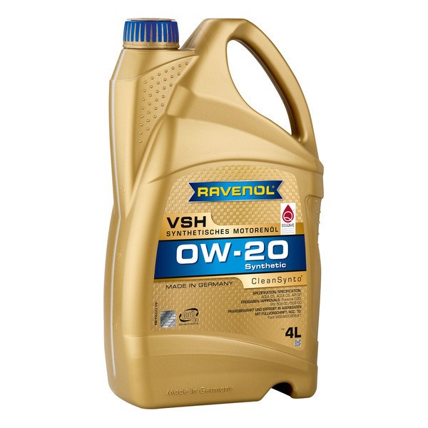 Масло моторное Ravenol VSH 0W-20 (4л) 111115400401999