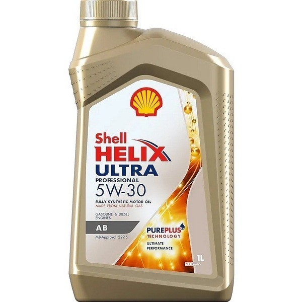Масло моторное SHELL HELIX PROFESSIONAL ULTRA AB 5W-30 (1л) 550040129