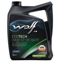 WOLF ECOTECH 0W-20 SP/RC G6 FE Масло моторное (5л) 1047261
