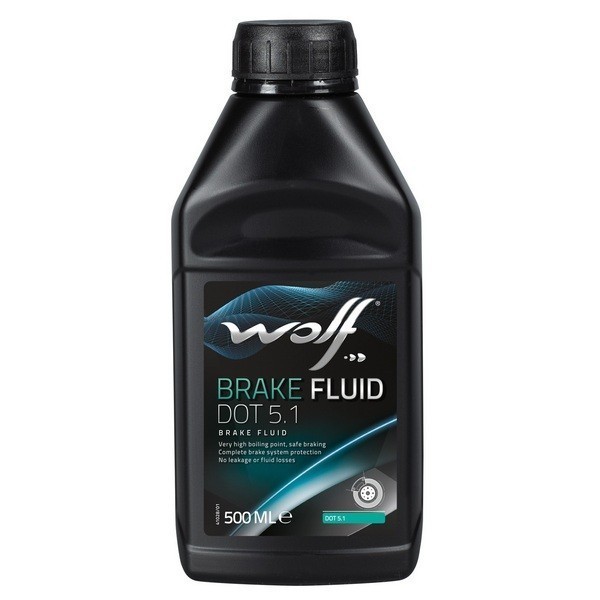 WOLF BRAKE FLUID DOT 5.1 Жидкость тормозная (0,5л) 8308208