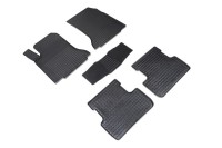 Коврики резиновые с рисунком "Сетка" MERCEDES-BENZ A-Class W176 / B-Class W246 / CLA-Class C117 2014-2018 (комплект) SEINTEX 86079