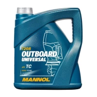 MANNOL 7208 масло моторное лодочное 2T Outboard Universal TC (4л) 1429