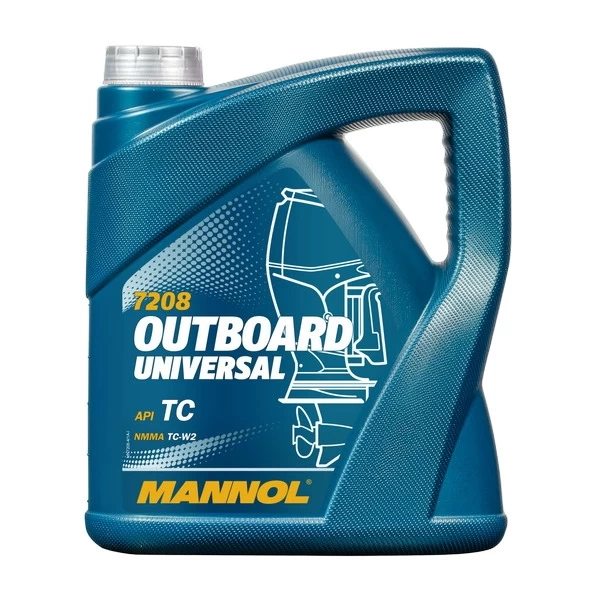 MANNOL 7208 масло моторное лодочное 2T Outboard Universal TC (4л) 1429