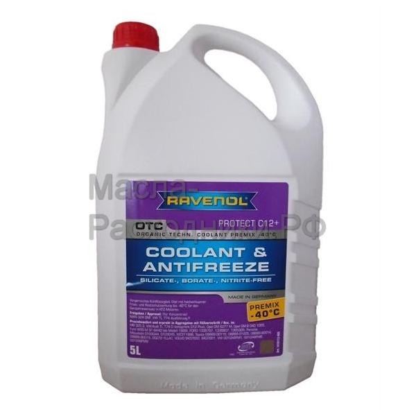 Антифриз Ravenol OTC Protect -40С G12 (красный) (5л) / 141011200501999 ...