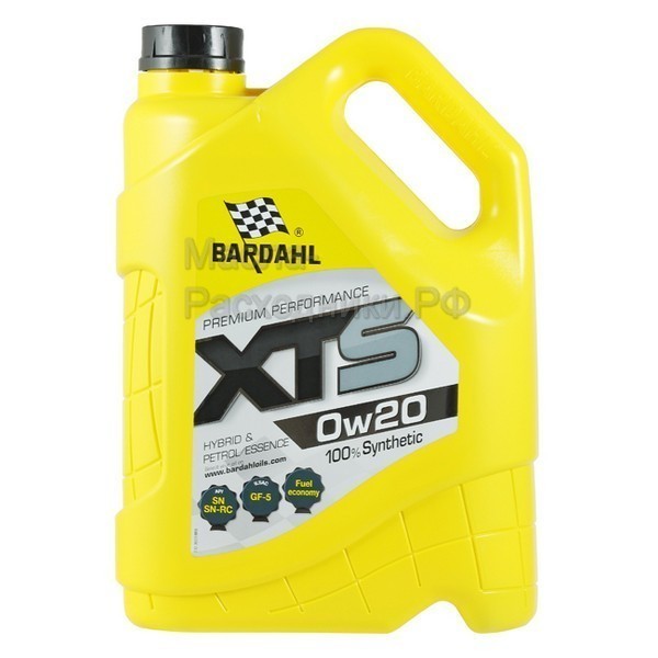 BARDAHL XTS 0W-20 SN PLUS Масло моторное (5л) 36333