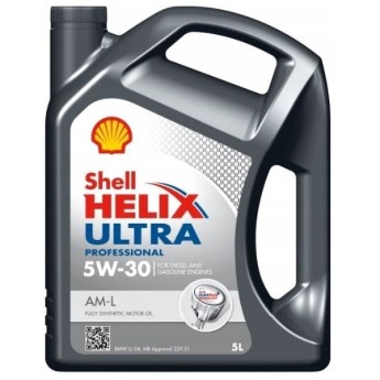 Масло моторное SHELL HELIX ULTRA PROFESSIONAL AM-L 5W-30 (5л) 550046682