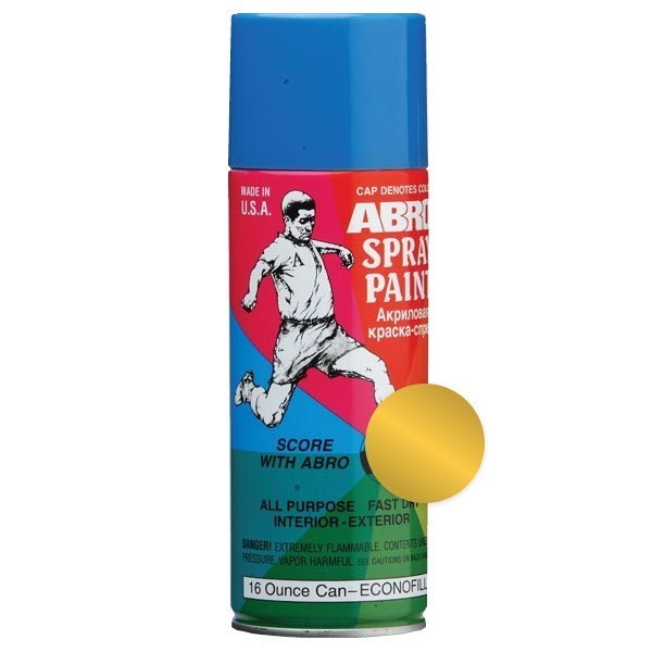 Краска (аэрозоль) ABRO SP-30 супер 18К (золото) (473 мл)