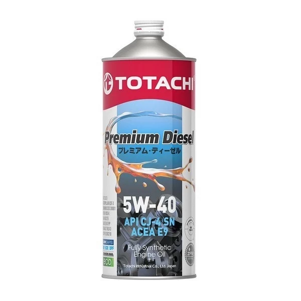 Масло моторное TOTACHI Diesel Premium Fully Synthetic CJ-4/SM 5W-40 (1л) 11701