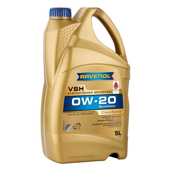 Масло моторное Ravenol VSH 0W-20 (5л) 111115400501999