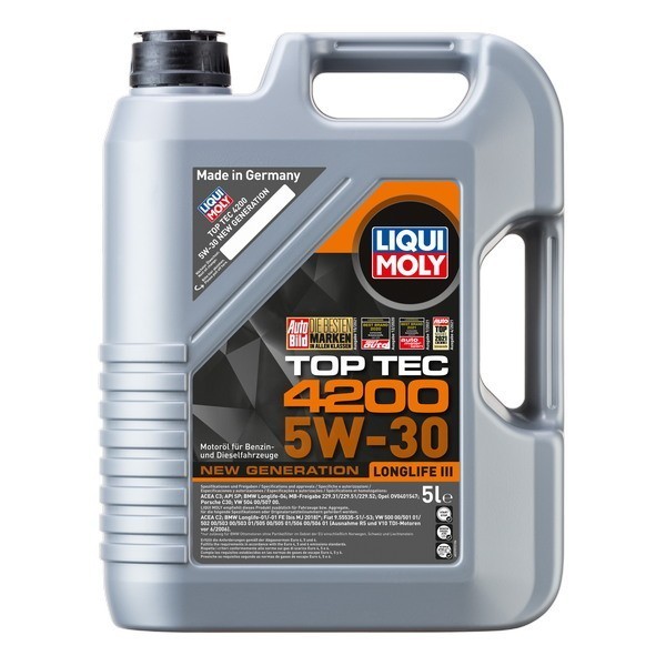 Масло моторное Liqui Moly Top Tec 4200 Longlife III 5W-30 (5л) 7661