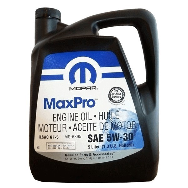 Масло моторное Mopar MaxPro 5W-30 (5л) 68218921AA