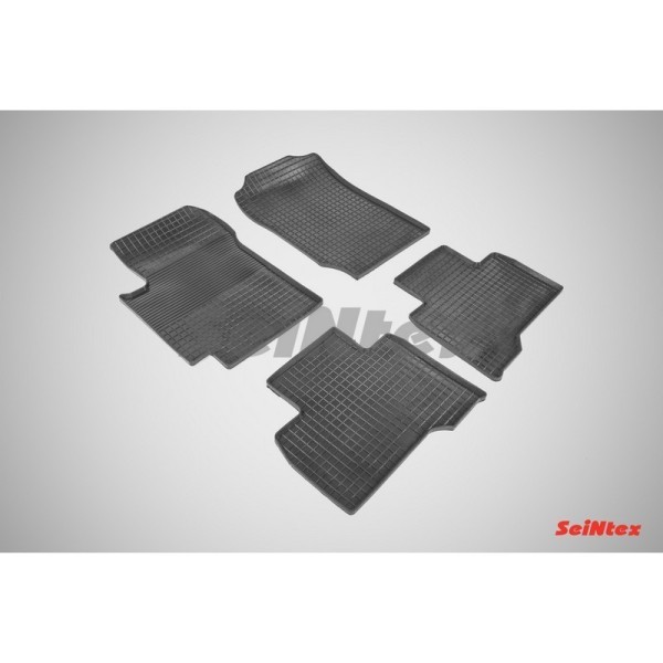 Коврики резиновые с рисунком "Сетка" SUZUKI GRAND VITARA III (5 dr) 2005- (комплект) SEINTEX 00346