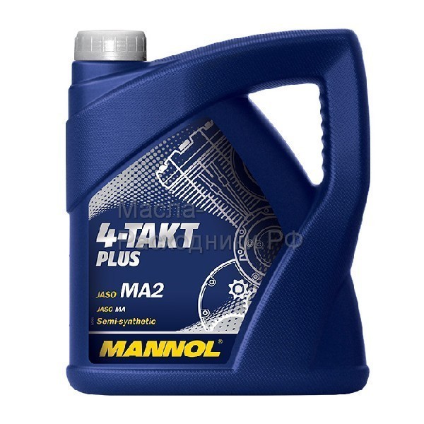 Масло для четырехтактных двигателей Mannol 4-Takt Plus 10W-40 (4л) 1425
