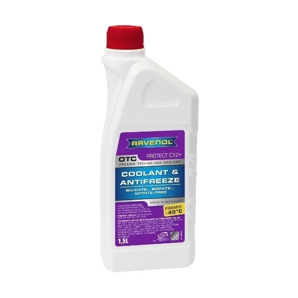 Антифриз Ravenol OTC Protect -40С G12 (красный) (1,5л) / 141011215001999