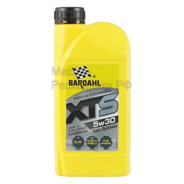 BARDAHL XTS 5W-30 SL/CF A5/B5 Масло моторное (1л) 36541