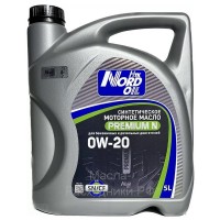 Масло моторное NORD OIL Premium N 0W-20 SN/CF (4л) NRL102