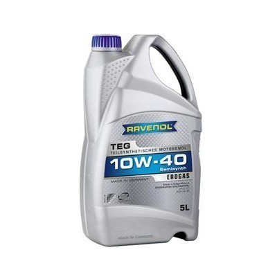 Масло моторное для двигателей на газе Ravenol TEG 10W-40 (5л)