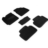 Коврики ворсовые 3D Hyundai Creta II 2021-н.в. черные (комплект) 96463 SEINTEX