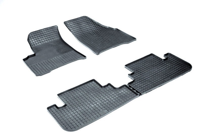 Коврики резиновые с рисунком "Сетка" CHEVROLET REZZO 2004-2010 (комплект) SEINTEX 00382