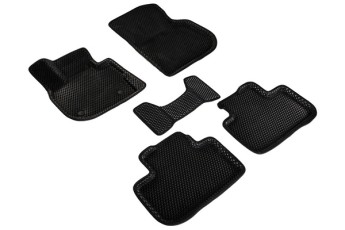 Коврики 3D EVA "РОМБ" BMW X3 G-01 2017-н.в. черные (комплект) 98208 SEINTEX