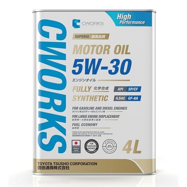 Масло моторное CWORKS SUPERIA OIL 5W-30 SP/CF (АКЦИЯ 4 л + 1 л) A13SR1004A