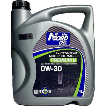 Масло моторное NORD OIL Premium N 0W-30 SN/CF (4л) NRL092