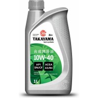 Масло моторное TAKAYAMA 10W-40, SN/CF (1л) пластик 605524
