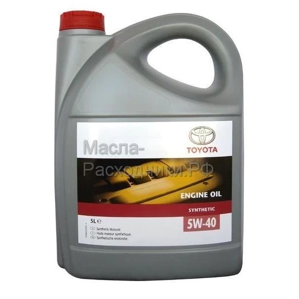 TOYOTA 5W-40 Масло моторное SM/CF, A3/B3/B4 (пластик) (5л) / 0888080835