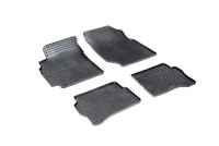 Коврики резиновые с рисунком "Сетка" NISSAN ALMERA classic (B10) 2006-2013 (комплект) SEINTEX 00205